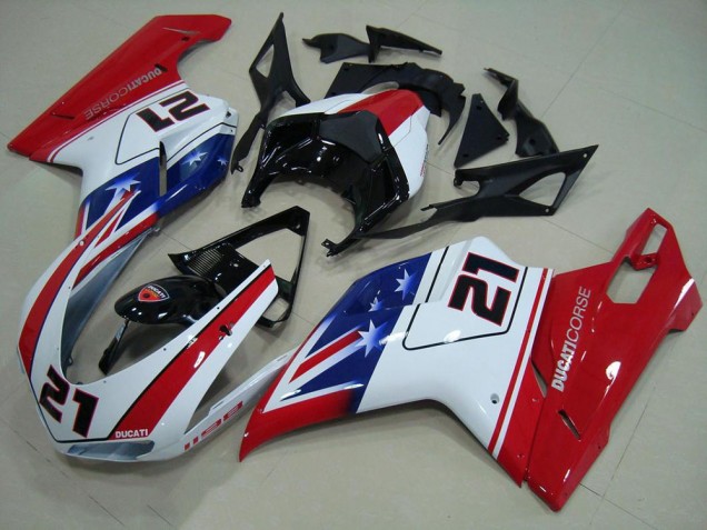 Carene Ducati 848 1098 1198 07-14 - Nero Bianco Rosso 21 Carene Ducati 848 1098 1198 07-14 - Nero Bianco Rosso 21