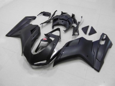 Carene Ducati 848 1098 1198 07-14 - Nero Opaco Nero Adesivo