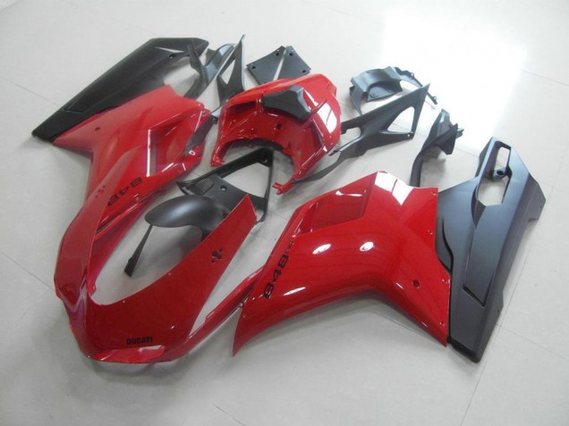 Carene Ducati 848 1098 1198 07-14 - Rosso Nero Carene Ducati 848 1098 1198 07-14 - Rosso Nero