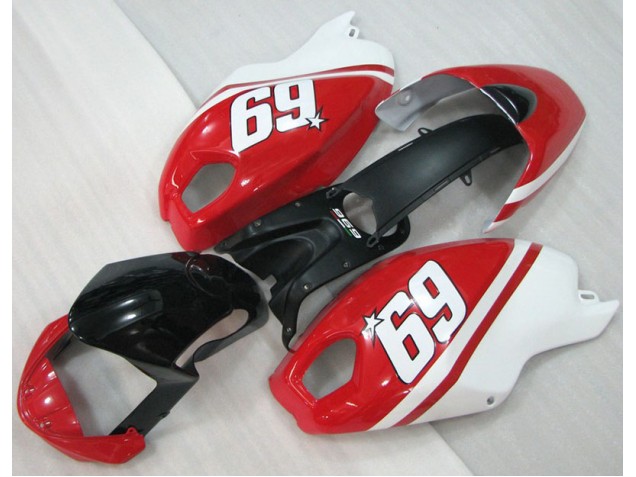 Carene Ducati Monster 696 08-12 - Nero Rosso Bianco 69 Carene Ducati Monster 696 08-12 - Nero Rosso Bianco 69