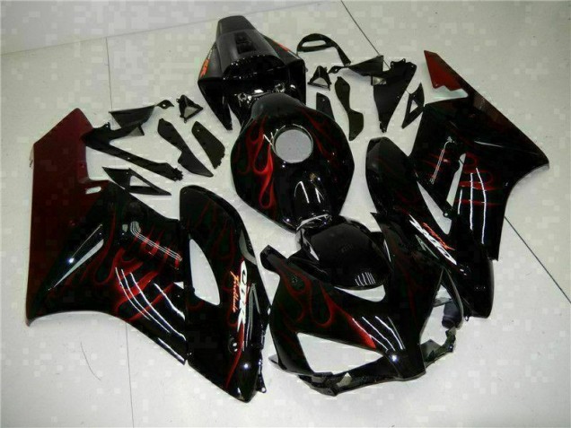 Carene Honda CBR 1000 RR 04-05 - Rosso Fiamma Nero Carene Honda CBR 1000 RR 04-05 - Rosso Fiamma Nero