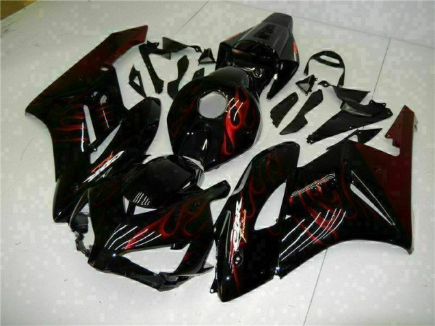 Carene Honda CBR 1000 RR 04-05 - Rosso Fiamma Nero Carene Honda CBR 1000 RR 04-05 - Rosso Fiamma Nero
