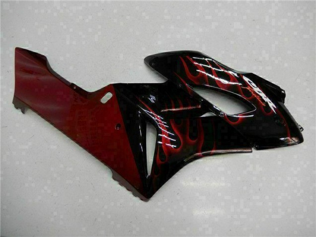 Carene Honda CBR 1000 RR 04-05 - Rosso Fiamma Nero Carene Honda CBR 1000 RR 04-05 - Rosso Fiamma Nero