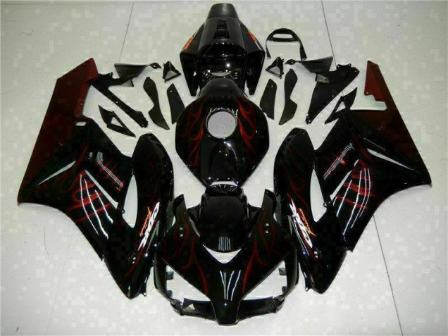 Carene Honda CBR 1000 RR 04-05 - Rosso Fiamma Nero Carene Honda CBR 1000 RR 04-05 - Rosso Fiamma Nero