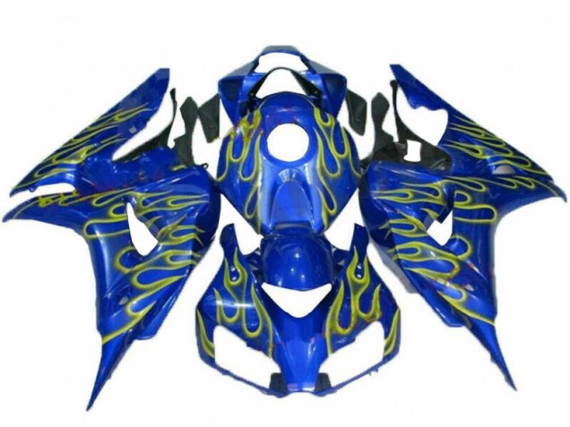 Carene Honda CBR 1000 RR 06-07 - Giallo Fiamma Blu Carene Honda CBR 1000 RR 06-07 - Giallo Fiamma Blu