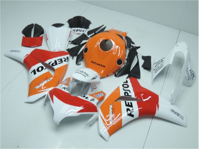 Carene Honda CBR 1000 RR 08-11 - Arancia Bianco Rosso Repsol Carene Honda CBR 1000 RR 08-11 - Arancia Bianco Rosso Repsol