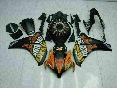 Carene Honda CBR 1000 RR 08-11 - Arancia Nero