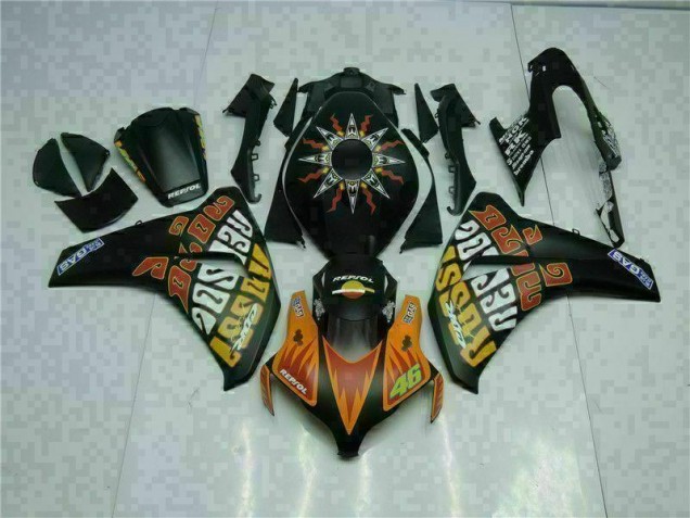 Carene Honda CBR 1000 RR 08-11 - Arancia Nero Carene Honda CBR 1000 RR 08-11 - Arancia Nero