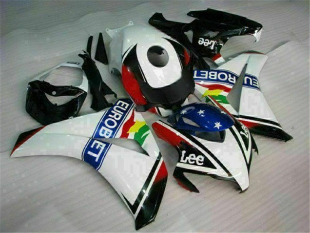 Carene Honda CBR 1000 RR 08-11 - Bianco Blu Rosso Eurobet Lee Carene Honda CBR 1000 RR 08-11 - Bianco Blu Rosso Eurobet Lee