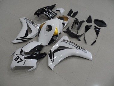 Carene Honda CBR 1000 RR 08-11 - Bianco & Nero 87