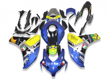 Carene Honda CBR 1000 RR 08-11 - Blu Squalo