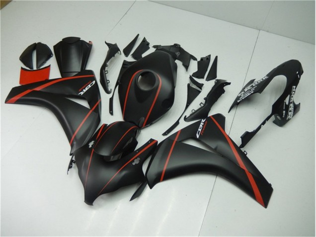 Carene Honda CBR 1000 RR 08-11 - Nero Opaco Rosso