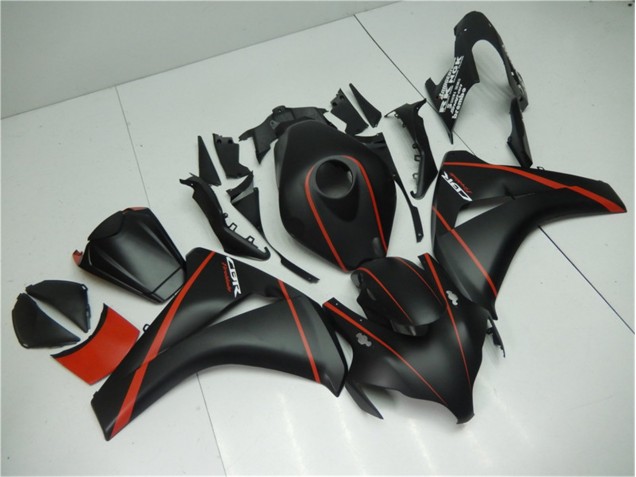 Carene Honda CBR 1000 RR 08-11 - Nero Opaco Rosso