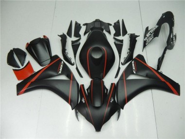 Carene Honda CBR 1000 RR 08-11 - Nero Opaco Rosso