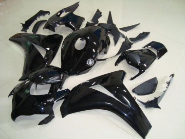 Carene Honda CBR 1000 RR 08-11 - Tutto Nero con Nessuna Decalcomania