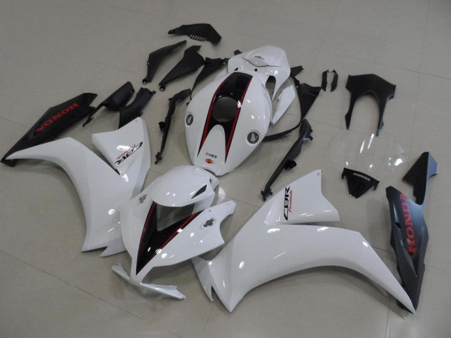 Carene Honda CBR 1000 RR 12-16 - Bianco & Nero Opaco Stile OEM Carene Honda CBR 1000 RR 12-16 - Bianco & Nero Opaco Stile OEM
