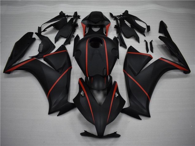 Carene Honda CBR 1000 RR 12-16 - Nero Opaco Rosso Carene Honda CBR 1000 RR 12-16 - Nero Opaco Rosso