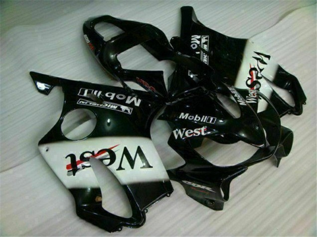 Carene Honda CBR 600 F4i 01-03 - Bianco Nero West Carene Honda CBR 600 F4i 01-03 - Bianco Nero West