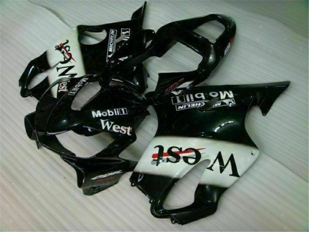 Carene Honda CBR 600 F4i 01-03 - Bianco Nero West Carene Honda CBR 600 F4i 01-03 - Bianco Nero West