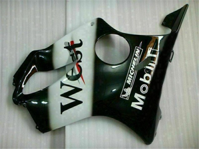 Carene Honda CBR 600 F4i 01-03 - Bianco Nero West Carene Honda CBR 600 F4i 01-03 - Bianco Nero West