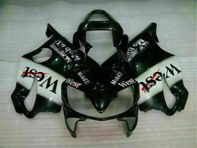 Carene Honda CBR 600 F4i 01-03 - Bianco Nero West Carene Honda CBR 600 F4i 01-03 - Bianco Nero West
