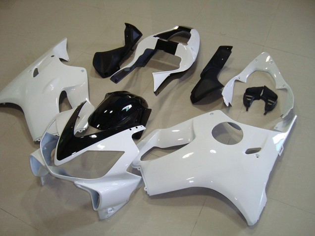 Carene Honda CBR 600 F4i 01-03 - Bianco con Nero Banda Carene Honda CBR 600 F4i 01-03 - Bianco con Nero Banda