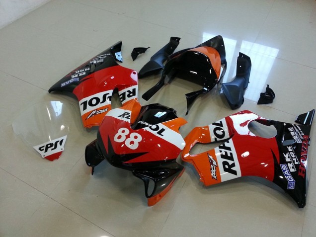 Carene Honda CBR 600 F4i 01-03 - Corsa Repsol 88 Carene Honda CBR 600 F4i 01-03 - Corsa Repsol 88
