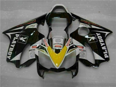 Carene Honda CBR 600 F4i 01-03 - Giallo Argento Nero Playboy