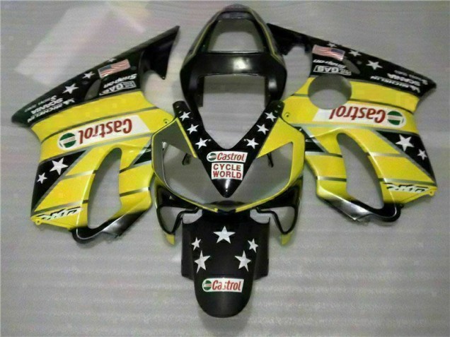 Carene Honda CBR 600 F4i 01-03 - Giallo Nero Castrol Cycle World Carene Honda CBR 600 F4i 01-03 - Giallo Nero Castrol Cycle World
