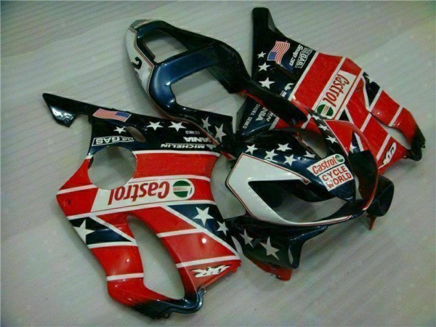 Carene Honda CBR 600 F4i 01-03 - Rosso Bianco Blu Castrol Cycle World Carene Honda CBR 600 F4i 01-03 - Rosso Bianco Blu Castrol Cycle World
