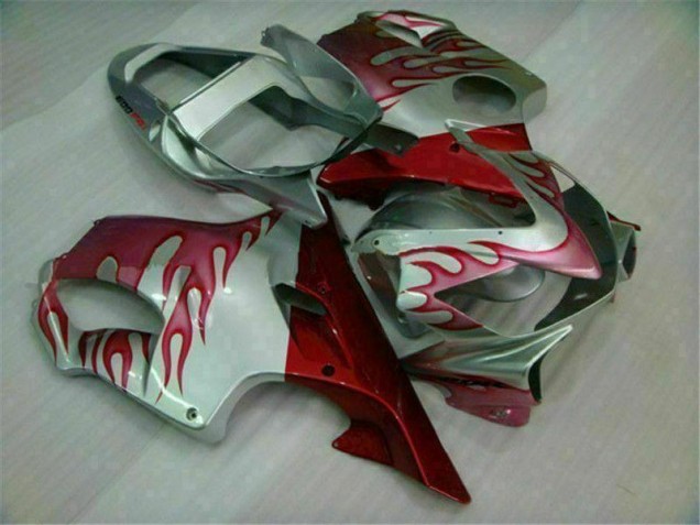 Carene Honda CBR 600 F4i 01-03 - Rosso Fiamma Argento Carene Honda CBR 600 F4i 01-03 - Rosso Fiamma Argento