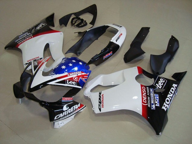 Carene Honda CBR 600 F4i 04-07 - Bianco Blu DENSO HRC Carrera Carene Honda CBR 600 F4i 04-07 - Bianco Blu DENSO HRC Carrera