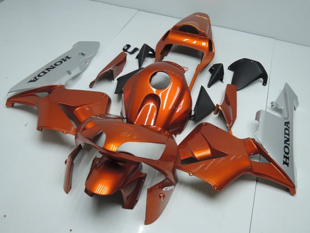 Carene Honda CBR 600 RR 03-04 - Arancia Argento Carene Honda CBR 600 RR 03-04 - Arancia Argento