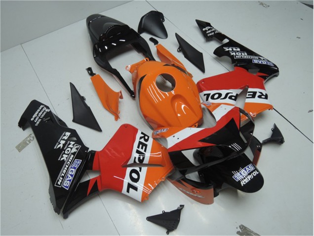 Carene Honda CBR 600 RR 03-04 - Arancia Rosso Nero Repsol Carene Honda CBR 600 RR 03-04 - Arancia Rosso Nero Repsol