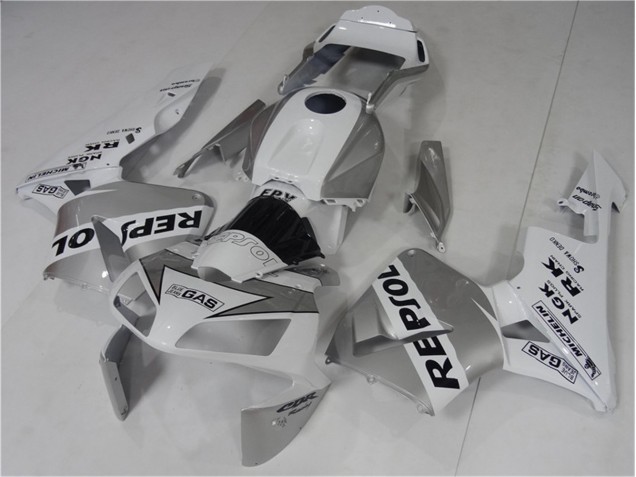 Carene Honda CBR 600 RR 03-04 - Argento Bianco Nero Repsol Carene Honda CBR 600 RR 03-04 - Argento Bianco Nero Repsol