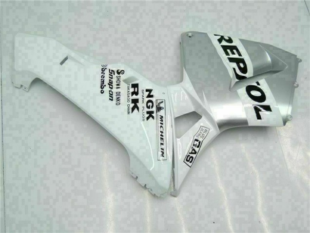 Carene Honda CBR 600 RR 03-04 - Bianco Argento Repsol Carene Honda CBR 600 RR 03-04 - Bianco Argento Repsol