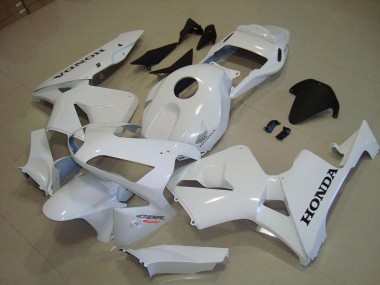 Carene Honda CBR 600 RR 03-04 - Bianco Nero Decal