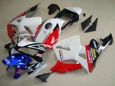 Carene Honda CBR 600 RR 03-04 - Bianco Nero Rosso Lee
