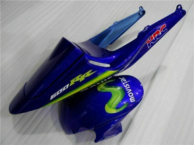 Carene Honda CBR 600 RR 03-04 - Blu Verde Movistar Castrol Carene Honda CBR 600 RR 03-04 - Blu Verde Movistar Castrol