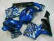 Carene Honda CBR 600 RR 03-04 - Blu con Argento Fiamma Carene Honda CBR 600 RR 03-04 - Blu con Argento Fiamma