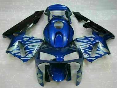 Carene Honda CBR 600 RR 03-04 - Blu con Argento Fiamma