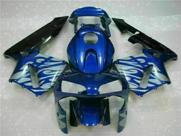 Carene Honda CBR 600 RR 03-04 - Blu con Argento Fiamma Carene Honda CBR 600 RR 03-04 - Blu con Argento Fiamma