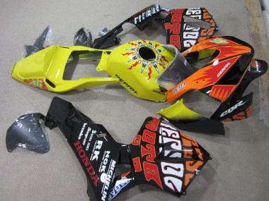 Carene Honda CBR 600 RR 03-04 - Giallo Nero Repsol 46
