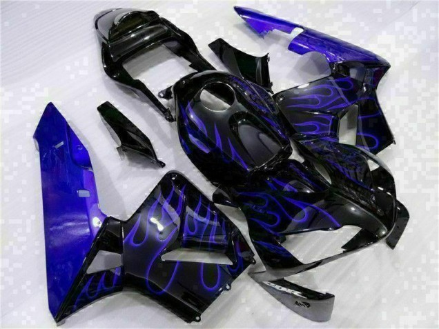 Carene Honda CBR 600 RR 03-04 - Nero con Blu Fiamma Carene Honda CBR 600 RR 03-04 - Nero con Blu Fiamma