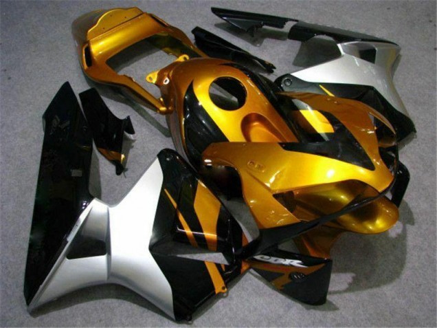 Carene Honda CBR 600 RR 03-04 - Oro Argento Nero Carene Honda CBR 600 RR 03-04 - Oro Argento Nero