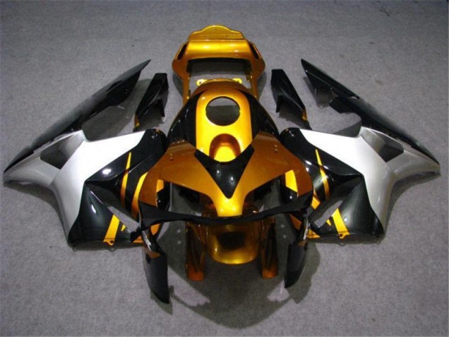 Carene Honda CBR 600 RR 03-04 - Oro Argento Nero Carene Honda CBR 600 RR 03-04 - Oro Argento Nero