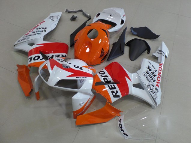 Carene Honda CBR 600 RR 05-06 - Arancia Bianco Repsol Carene Honda CBR 600 RR 05-06 - Arancia Bianco Repsol