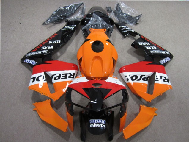 Carene Honda CBR 600 RR 05-06 - Arancia Rosso Nero Repsol Carene Honda CBR 600 RR 05-06 - Arancia Rosso Nero Repsol