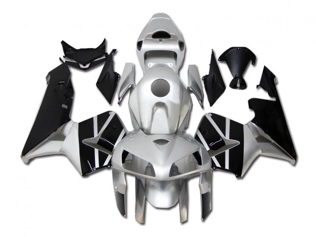 Carene Honda CBR 600 RR 05-06 - Argento Nero Carene Honda CBR 600 RR 05-06 - Argento Nero