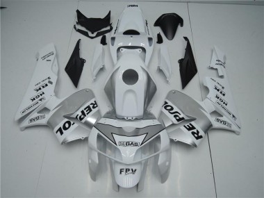 Carene Honda CBR 600 RR 05-06 - Bianco Argento Nero Repsol